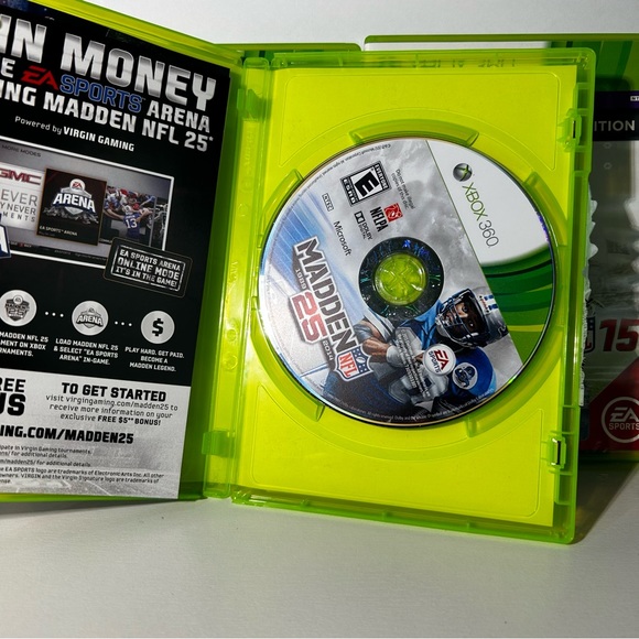 Madden NFL 10,12,15,25  (Microsoft Xbox 360) Lot of 4 **UNTESTED** - Picture 2 of 9